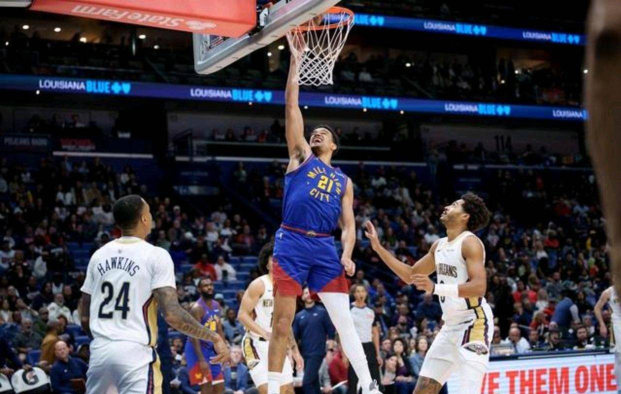 穆雷连续五场比赛得分超过突破纪录，掘金挑战极限！的简单介绍